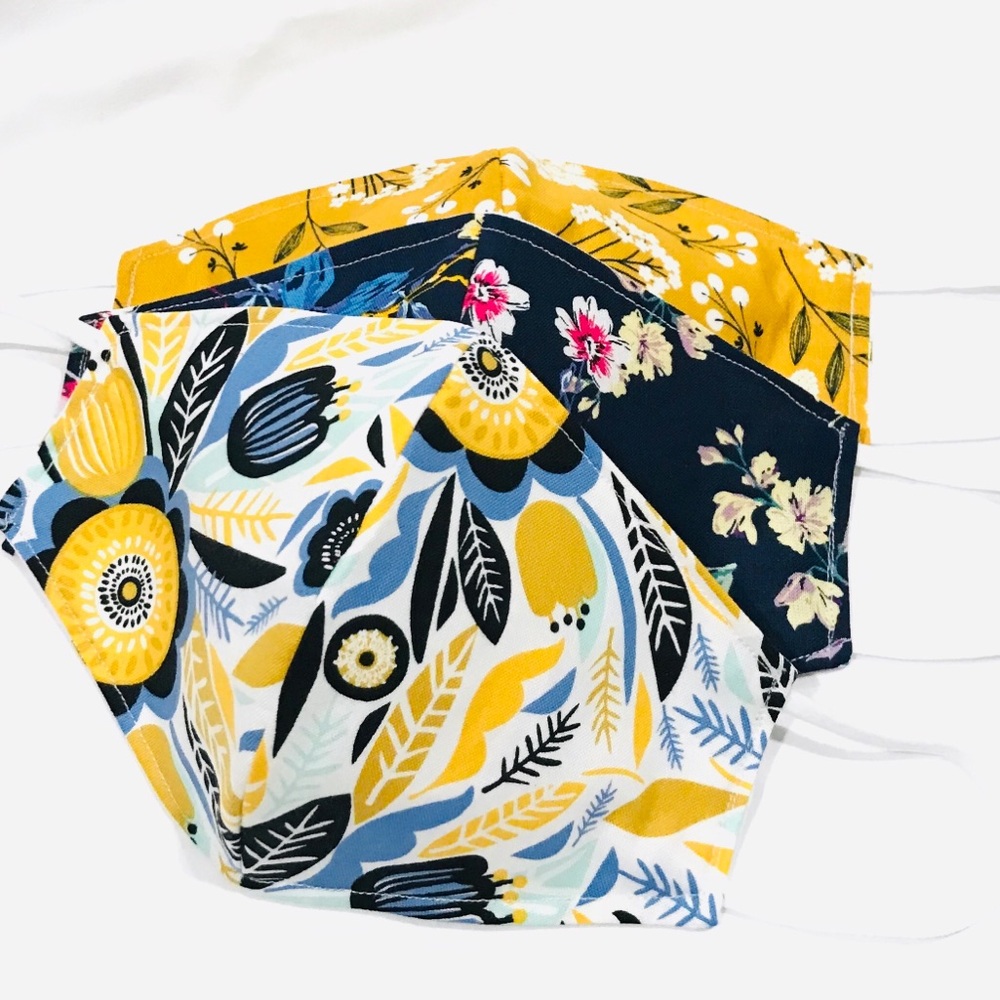 Floral Face Mask Bundle - Picture 2 of 3